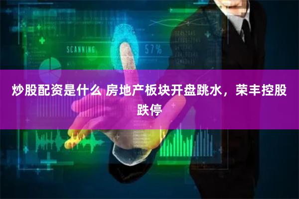 炒股配资是什么 房地产板块开盘跳水，荣丰控股跌停